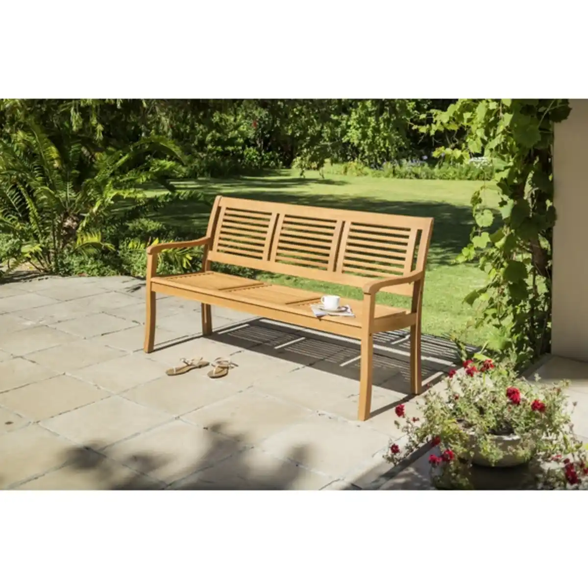 Bild 1 von CASAYA Gartenbank »Paolo«, Holz, 3-Sitzer, BxHxT: 158 x 89,5 x 61,5 cm