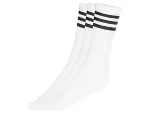 adidas Damen/Herren »Crew Socks«, 3 Paar, weiß