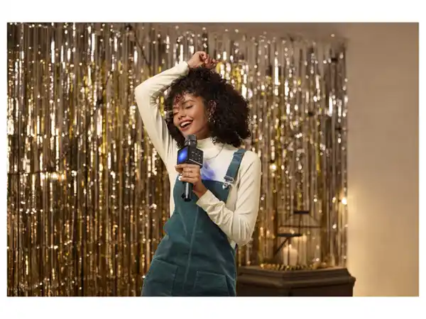 Bild 2 von SILVERCREST® Bluetooth® Karaoke-Mikrofon, mit Licht- und Soundeffekten