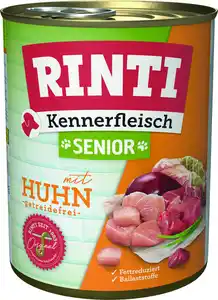 Rinti Kennerfleisch Senior Huhn 800 g bei Kartonabnahme