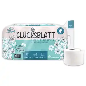 Glücksblatt Toilettenpapier