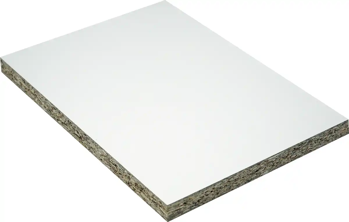 Bild 1 von Dekorspanplatte nach Maß weiß 16 mm