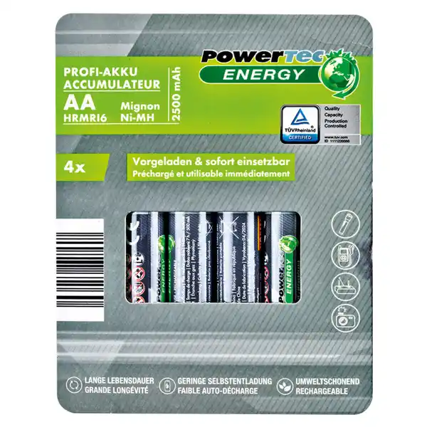 Bild 1 von Powertec Energy Profi-Akku Mignon / Micro