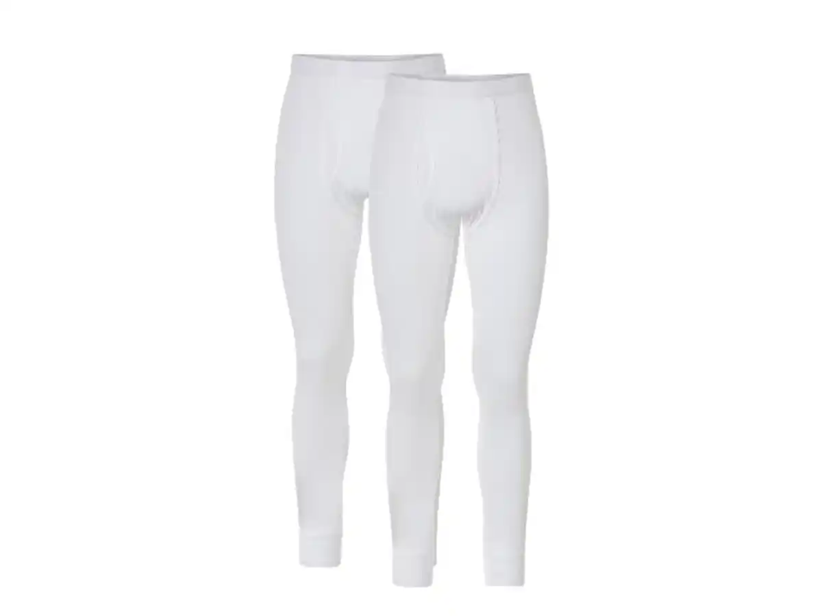 Bild 2 von LIVERGY® Herren Lange Unterhose, 2 Stück mit Eingriff