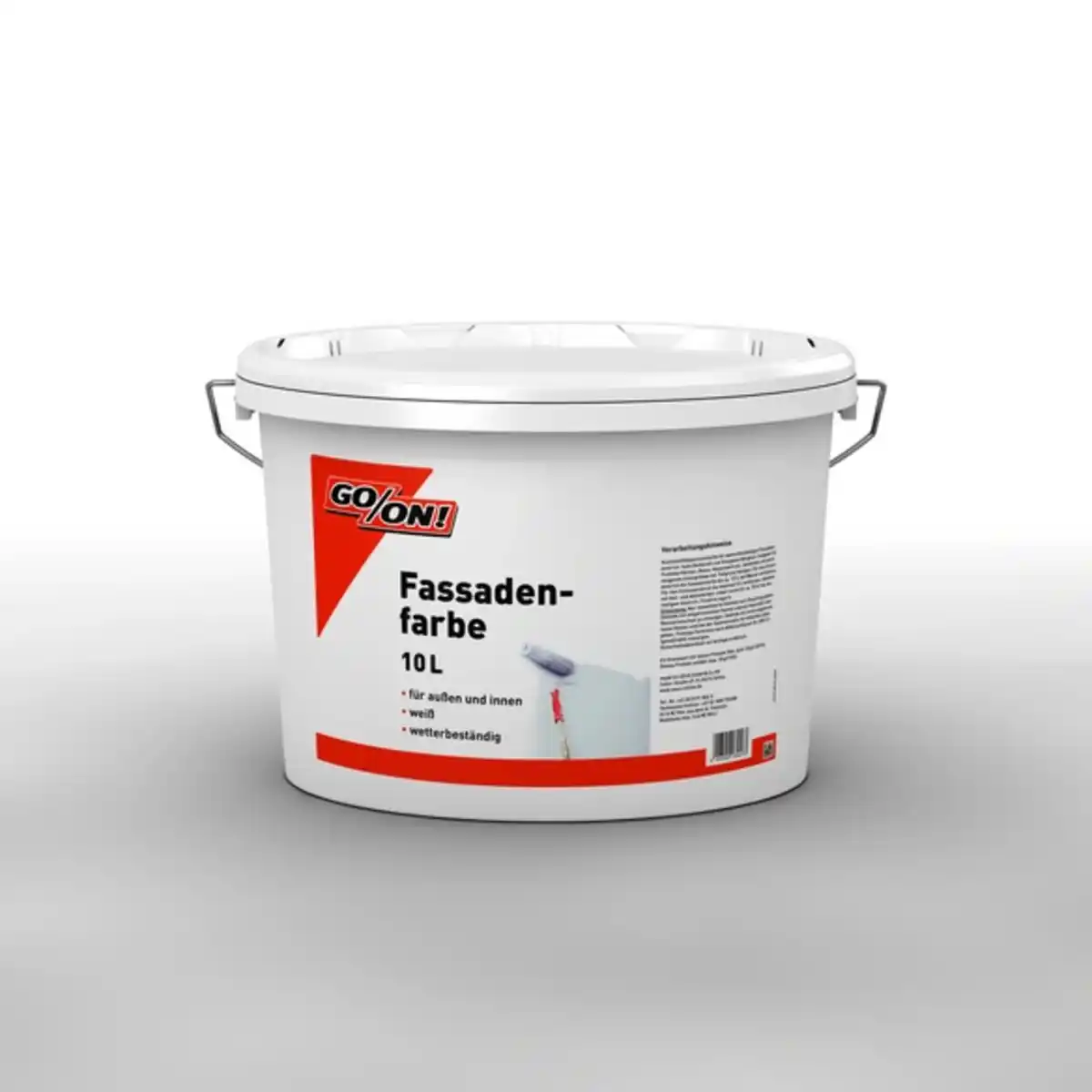Bild 1 von GO/ON! Fassadenfarben, , weiß, matt, 10 l