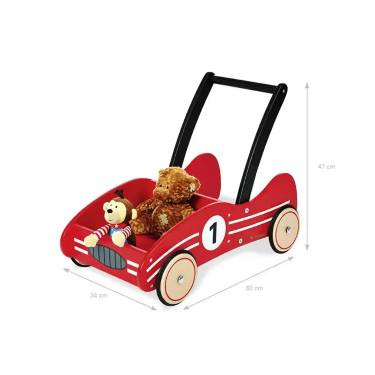 Bild 2 von Pinolino Lauflernwagen »Kimi«, BxHxT: 34 x 47 x 60 cm, max. Belastung: 15 kg