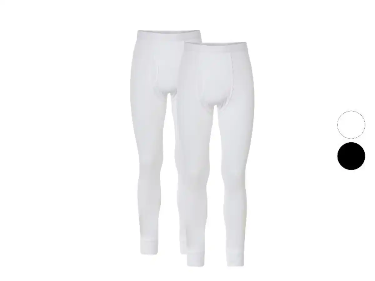 Bild 1 von LIVERGY® Herren Lange Unterhose, 2 Stück mit Eingriff