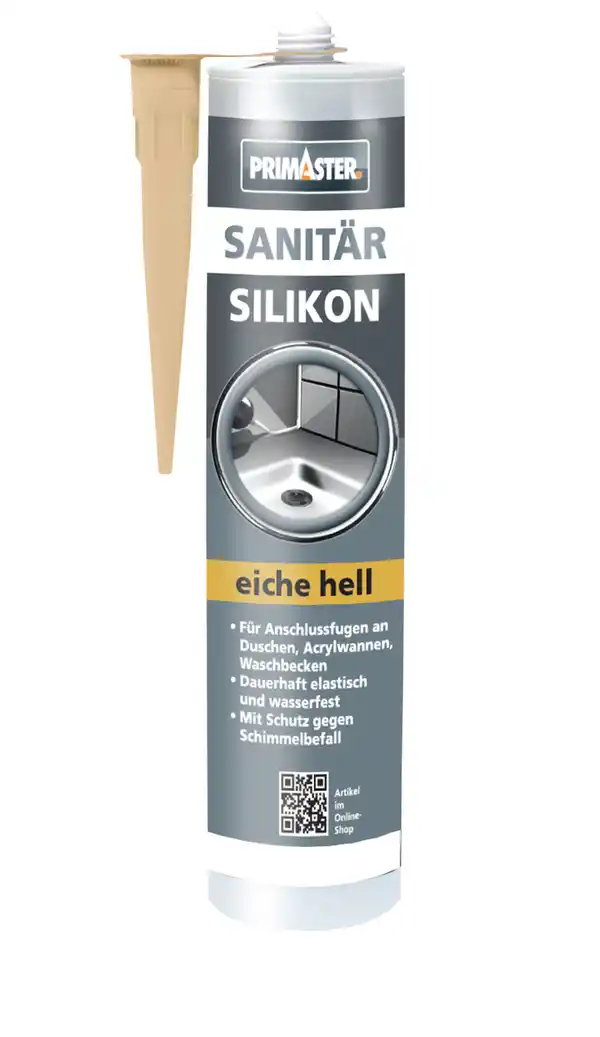 Bild 1 von Primaster Sanitär Silikon eiche hell 310 ml