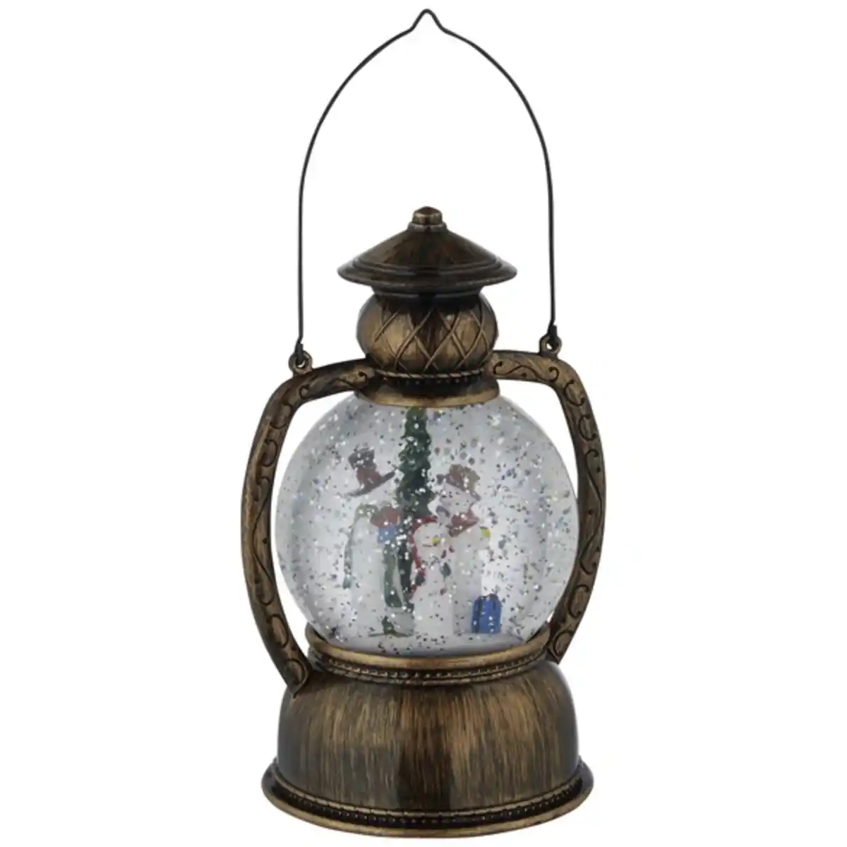 Bild 3 von Konstsmide LED-Kugellaterne, kugelförmig, Höhe: 20 cm, batterie, braun