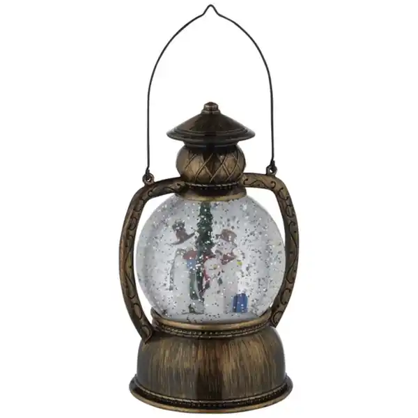 Bild 3 von Konstsmide LED-Kugellaterne, kugelförmig, Höhe: 20 cm, batterie, braun