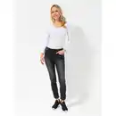 Bild 1 von DINE 'N' DANCE Jeanshose Salsa Strassdetails am Saum 5-Pocket-Style schmales Bein