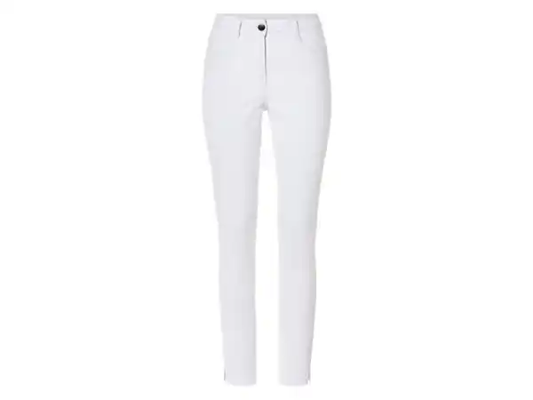 Bild 2 von Damen Berufshose, hoher Baumwollanteil, weiß