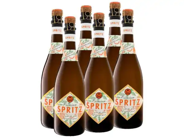 Bild 1 von 6 x 0,75-l-Flasche Weinpaket Premium Orange Peel Spritz