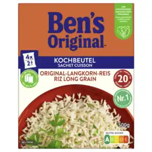 Ben's Original Reis lose oder im Kochbeutel