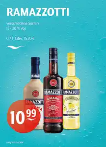 RAMAZZOTTI verschiedene Sorten 15 - 30 % Vol.