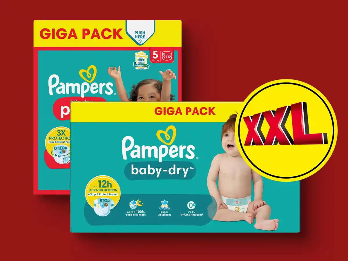 Bild 1 von Pampers Baby-Dry Giga Pack