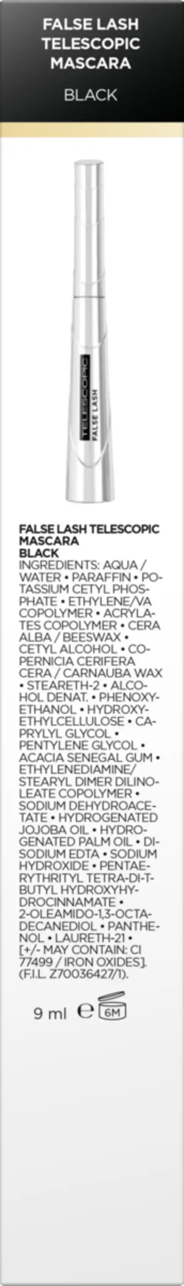 Bild 2 von L’Oréal Paris Telescopic Black Mascara + Gel Automatic Eyeliner Geschenkset