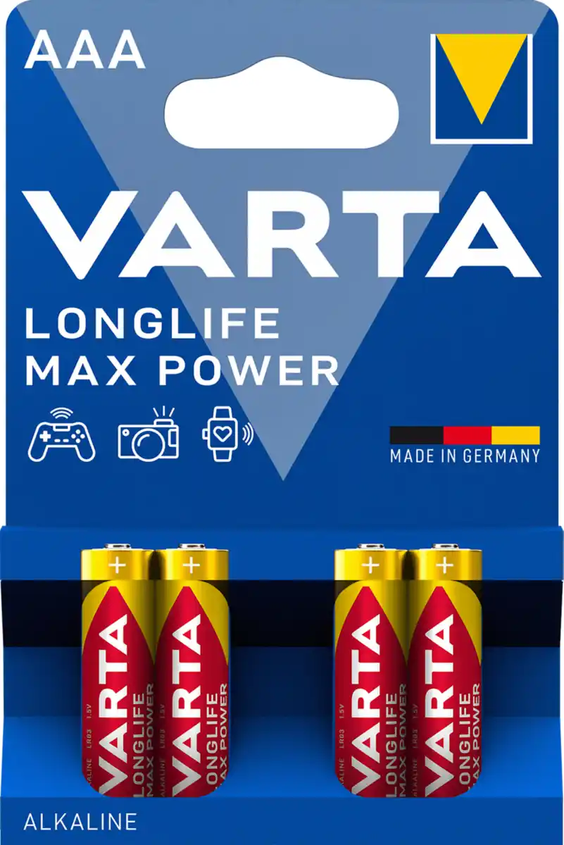 Bild 1 von Varta Longlife Max Power AAA Batterien