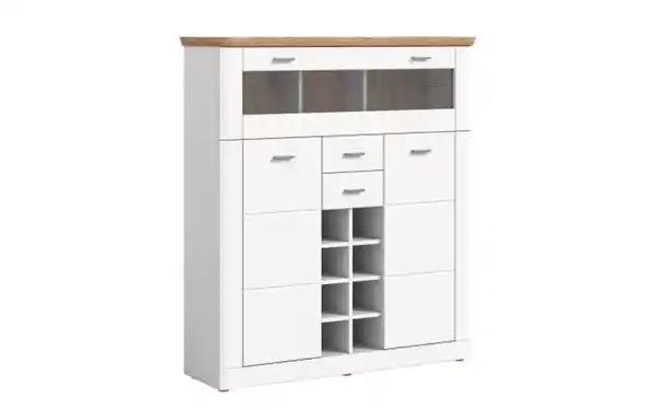 Bild 1 von Xonox Home - Barschrank Modern Times, weiß/Eiche-Nachbildung