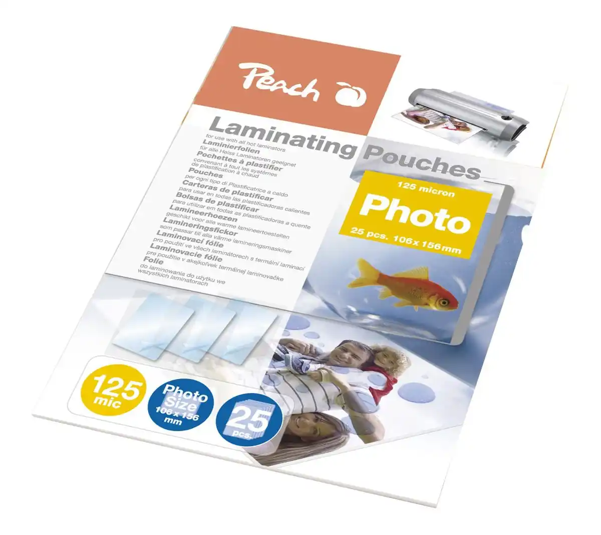 Bild 2 von Laminierfolien Photo 106x156mm, 125mic, glänz., 25 Stk