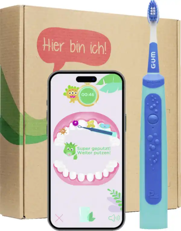 Bild 1 von GUM® Playbrush JUNIOR Blau