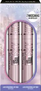 Maybelline New York Lash Sensational Sky High Mascara Very Black Doppelpack