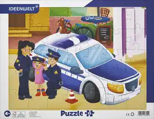 IDEENWELT Rahmenpuzzle Polizei