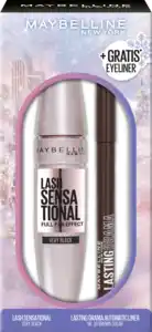 Maybelline New York Lash Sensational Sky High Mascara Very Black + Lasting Drama Automatic Liner Brown Sugar Vorteilsset