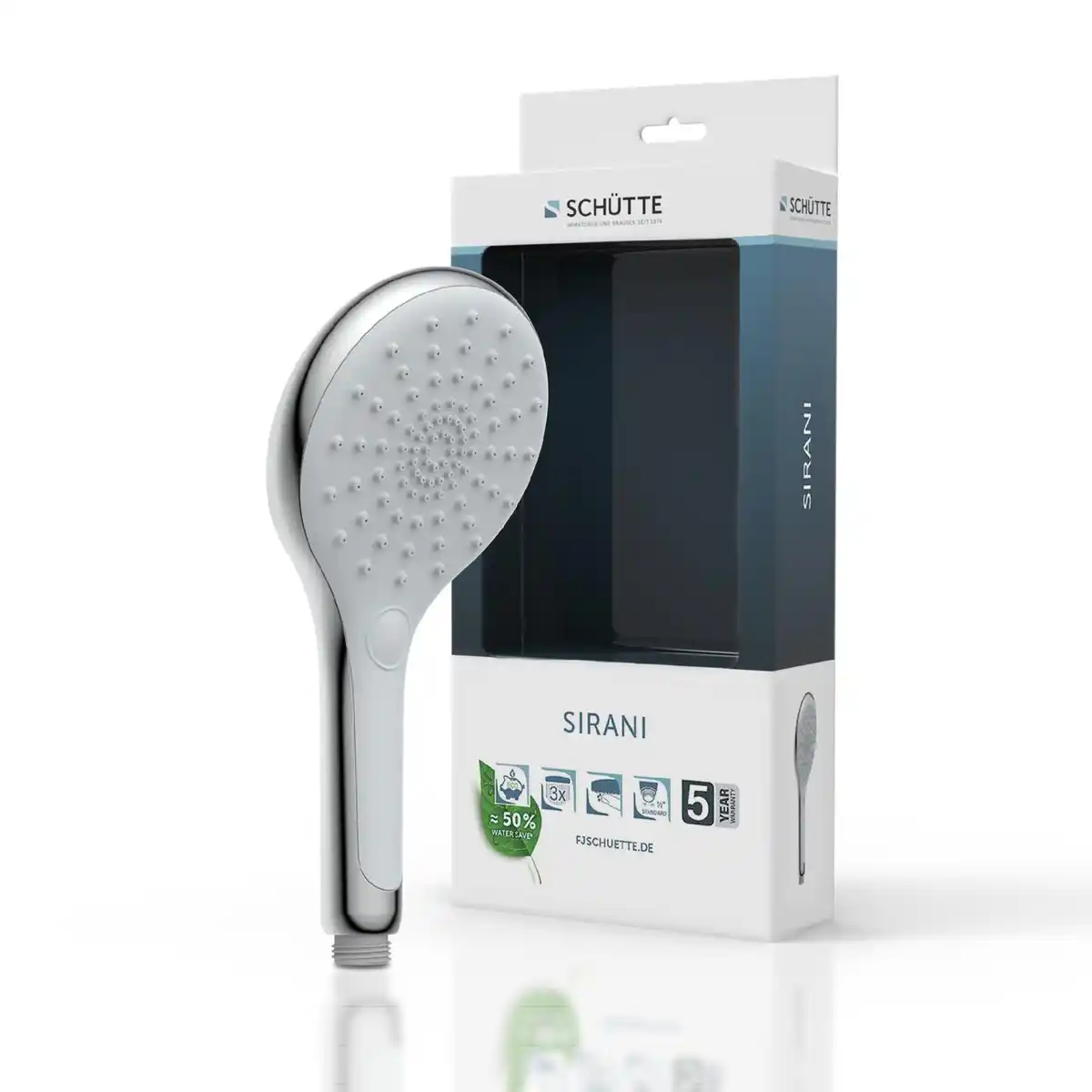 Bild 1 von SIRANI Handbrause, Chrom/Hellgrau