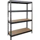 Bild 2 von Ar Shelving Schwerlast-Steckregal Rivet L 180cm x 120cm x 45cm 4B Anthrazit FSC®