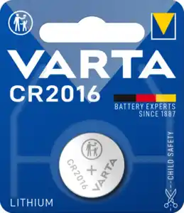 Varta CR2016 Lithium-Knopfzelle