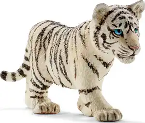 Schleich 14732 Wild life, Tigerjunges, weiß