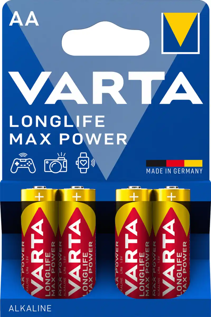 Bild 1 von Varta Longlife Max Power AA Batterien