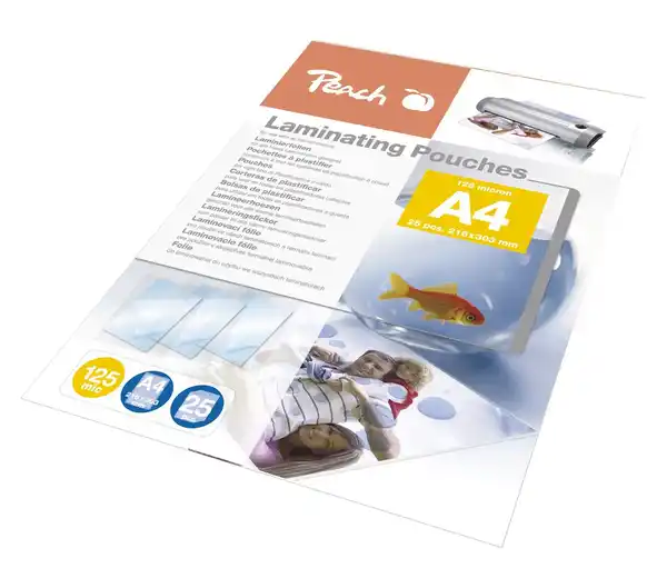 Bild 2 von Laminierfolien A4, 125 mic, glänzend, 25 Stk.