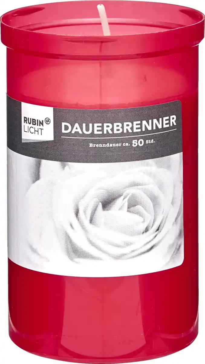 Bild 1 von RUBIN LICHT Dauerbrenner ohne Deckel rot