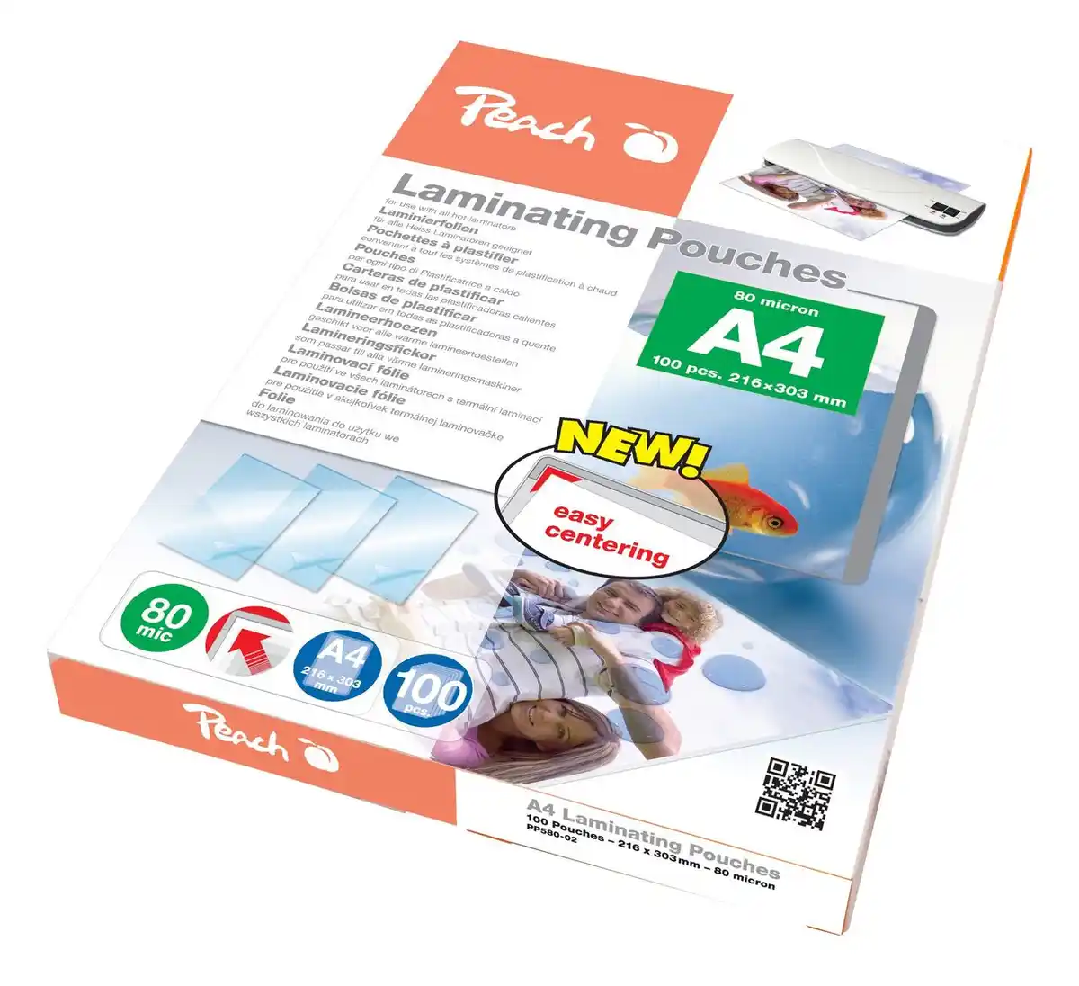 Bild 2 von Laminierfolien A4, 80 mic, glänzend, 100 Stk.