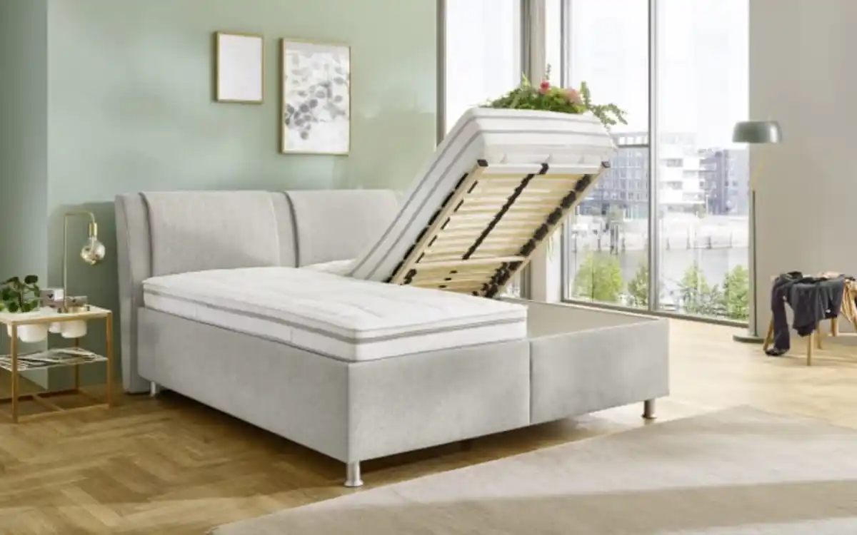 Bild 4 von Oschmann - Polsterbett Tara 2.0, Cleo natur, 180 x 200 cm, Härtegrad 3