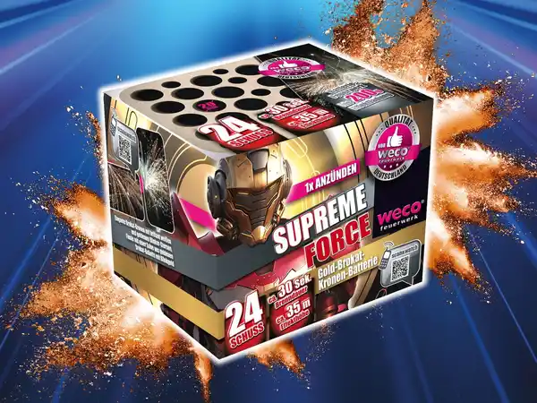 Bild 1 von WECO Gold-Brokat-Kronen-Batterie „Supreme Force“ **