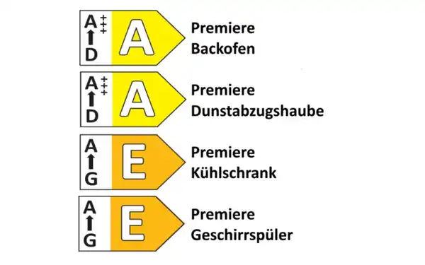Bild 2 von Express Küchen - Einbauküche Star/Plan, Hochglanz weiß, inkl. Elektrogeräte