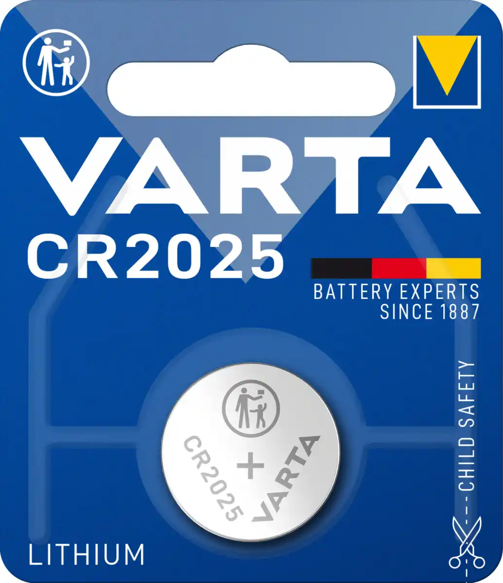 Bild 1 von Varta CR2025 Lithium-Knopfzelle