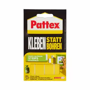 Klebe-Strips 10er Kleben statt Bohren Pattex