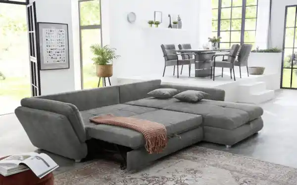 Bild 2 von Wohnlandschaft Jengen, grau, inkl. Funktionen