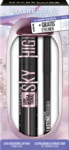 Maybelline New York Lash Sensational Sky High Mascara Cosmic Black + Lasting Drama Automatic Liner Midnight Black