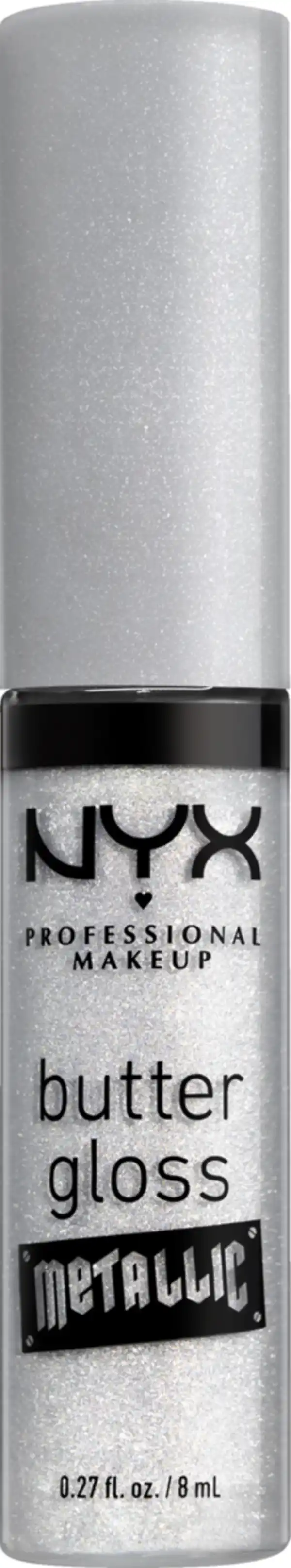 Bild 1 von NYX Professional MakeUp Butter Gloss Bling Lipgloss Metallic Ice