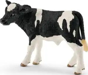 Schleich 13798 Kalb, Schwarzbunt