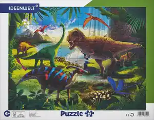 IDEENWELT Rahmenpuzzle Dinosaurier