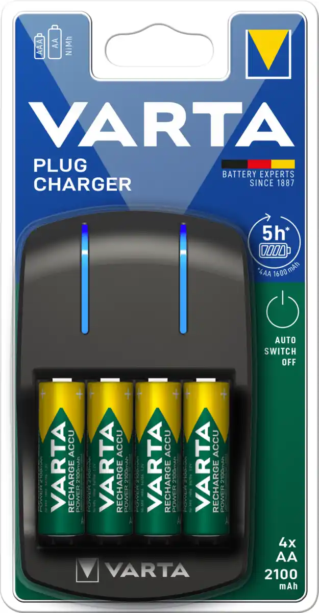 Bild 1 von Varta Plug Charger Akkuladegerät