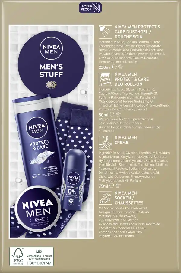 Bild 3 von NIVEA MEN Mens Stuff Geschenkset