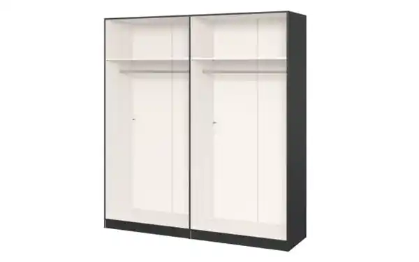 Bild 3 von Drehtürenschrank Longline, nougat matt, 202 x 220 cm