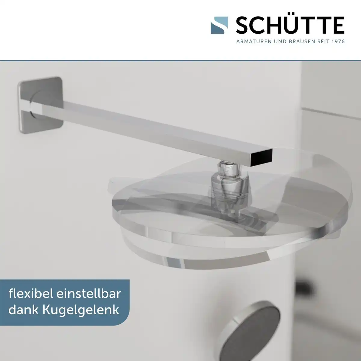 Bild 4 von CAPRI Kopfbrause, Chrom/Anthrazit